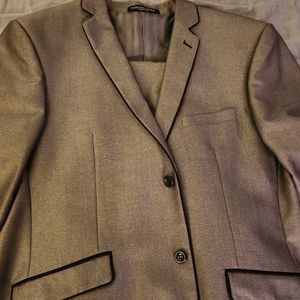 Suit men gray